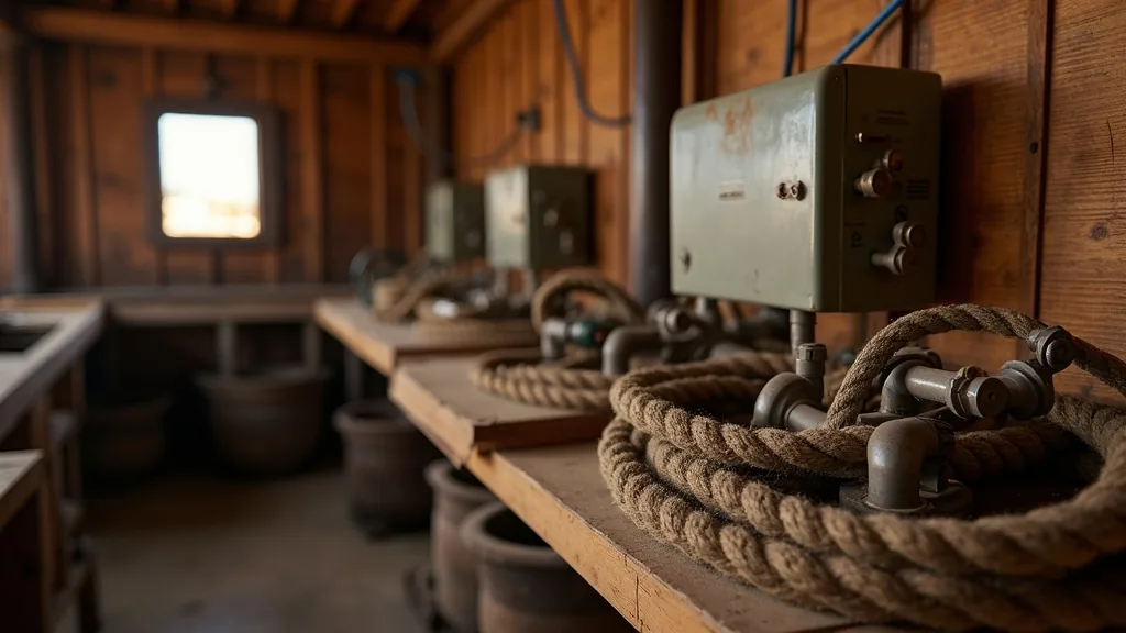 Modern Plumbing & Electrical in a Wooden Phinisi